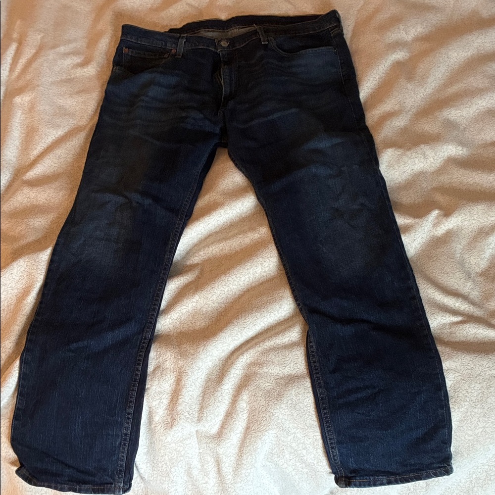 Levi's Men's Deep Indigo Straight Jeans